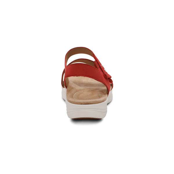 Aetrex Women's Savannah Sandal in Red