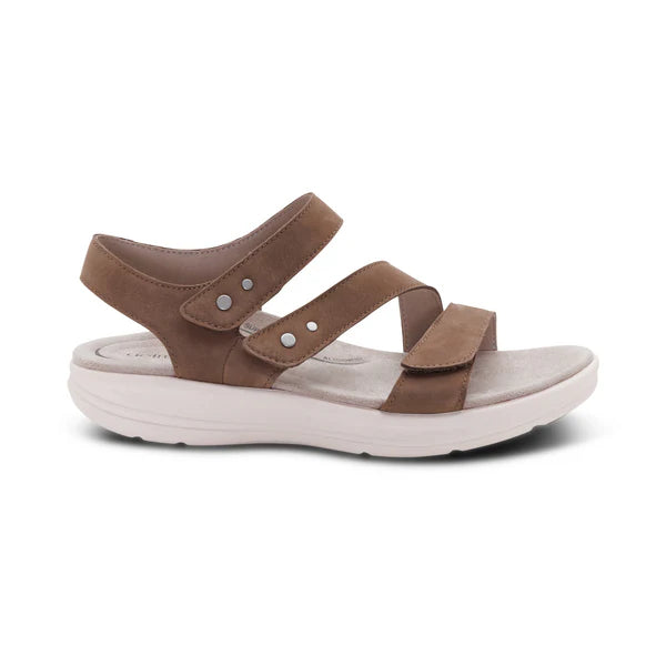 Aetrex Women's Savannah Sandal in Taupe