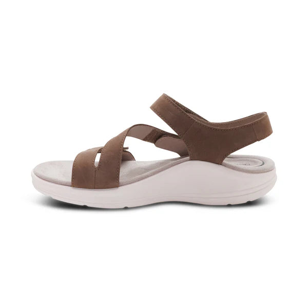 Aetrex Women's Savannah Sandal in Taupe