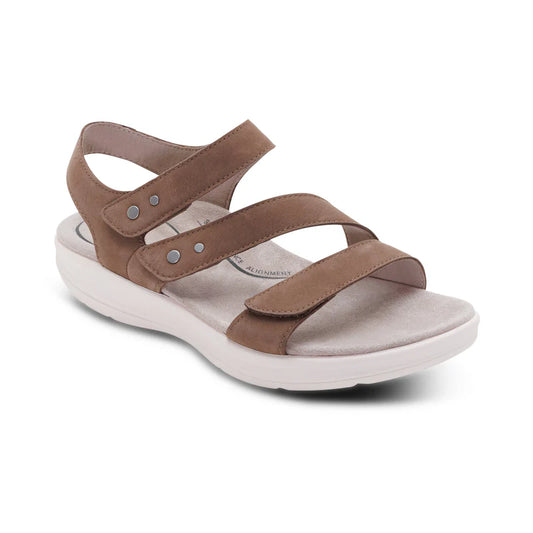 Aetrex Women's Savannah Sandal in Taupe