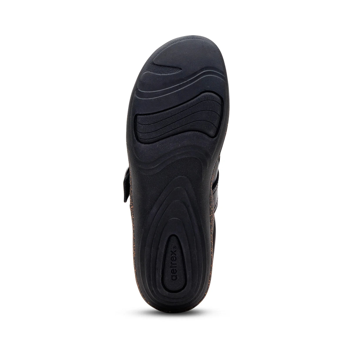 Aetrex Women's Daphne Leather Clog in Black