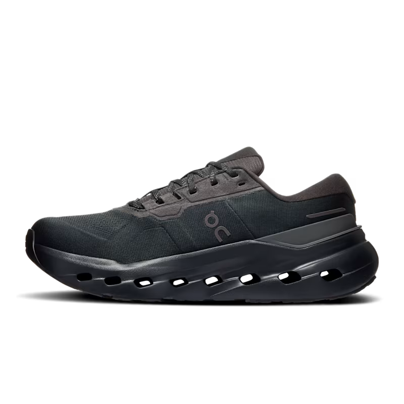 On Women's Cloudrunner 3 Waterproof Sneaker in Black/Black