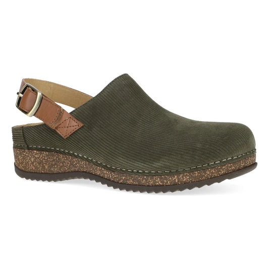 Dansko Women's Merrin Sling Back Clog in Olive
