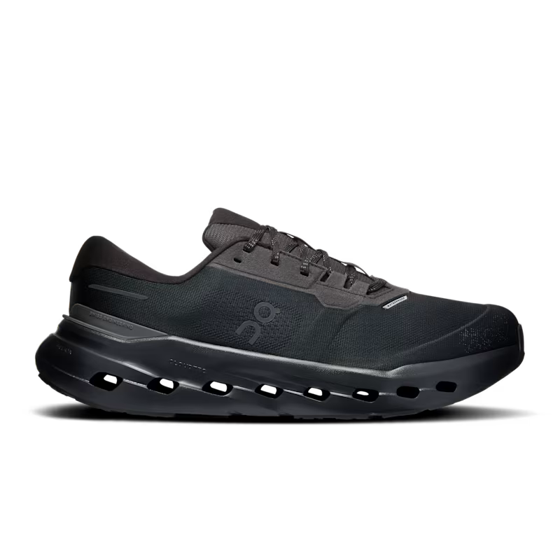On Men's Cloudrunner 3 Waterproof Sneaker in Black/Black