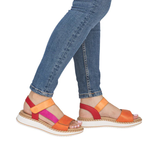 Remote Women's J50 Strap Sandal in Magenta Combination
