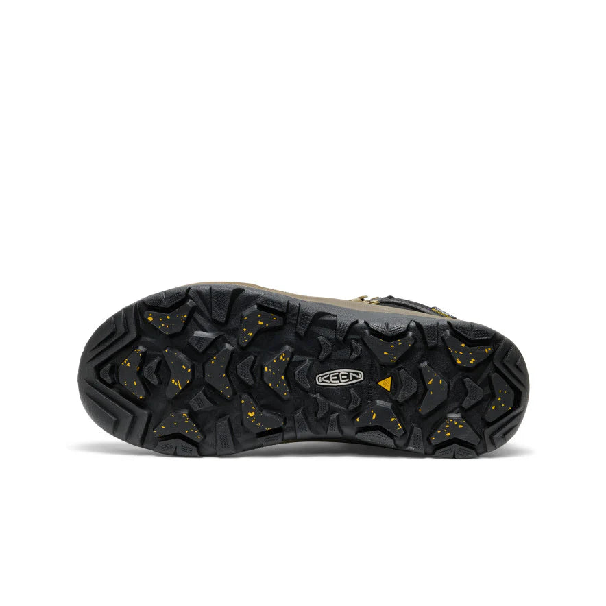 KEEN Men's Revel IV Polar Waterproof Boot in Black/Lemon Curry