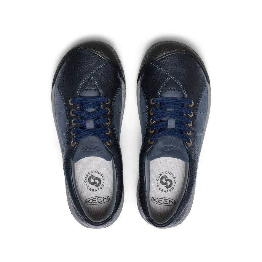 KEEN Women's Presidio Tie Sneaker in Naval Academy/Vintage Indigo