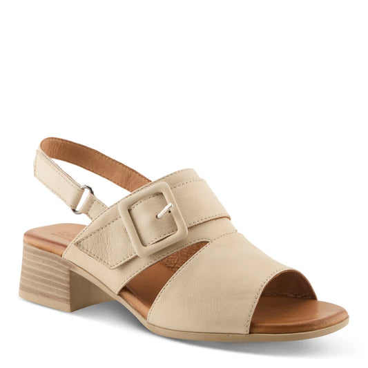 Spring Step Women's Acoliana Heeled Sandal in Bone