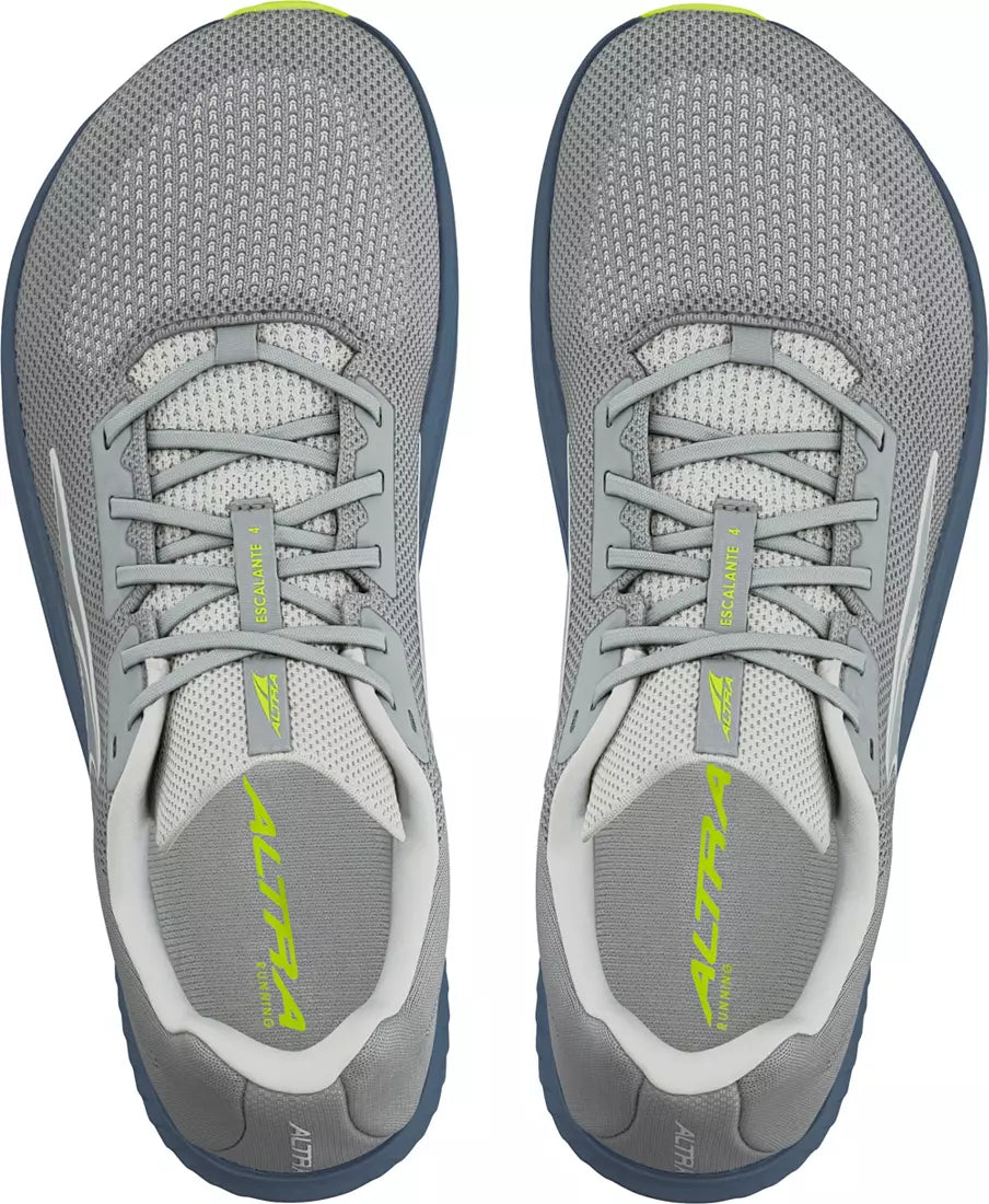 Altra Men's Escalante 4 Sneaker in Gray/Lime