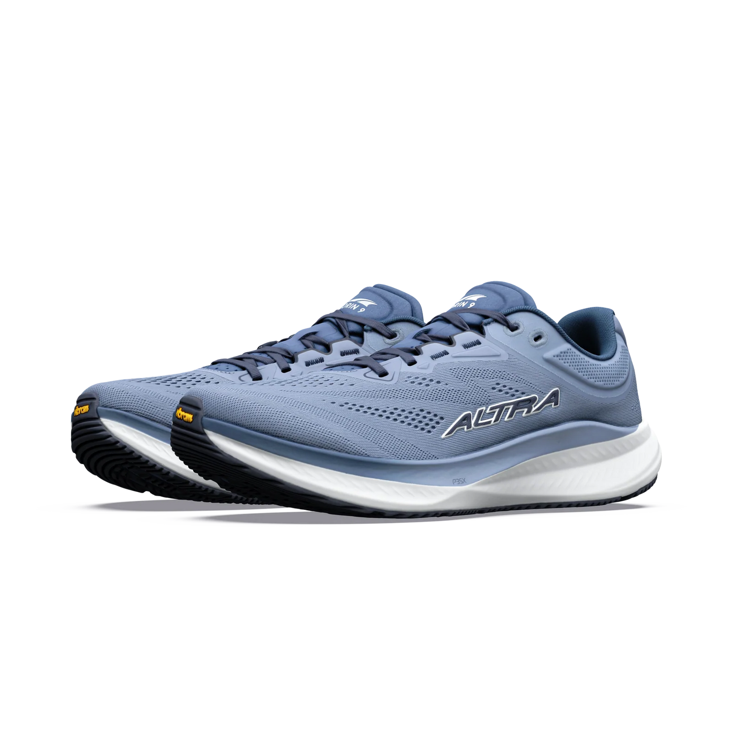 Altra Men's Torin 9 Sneaker in Flint Stone/Blue Nights