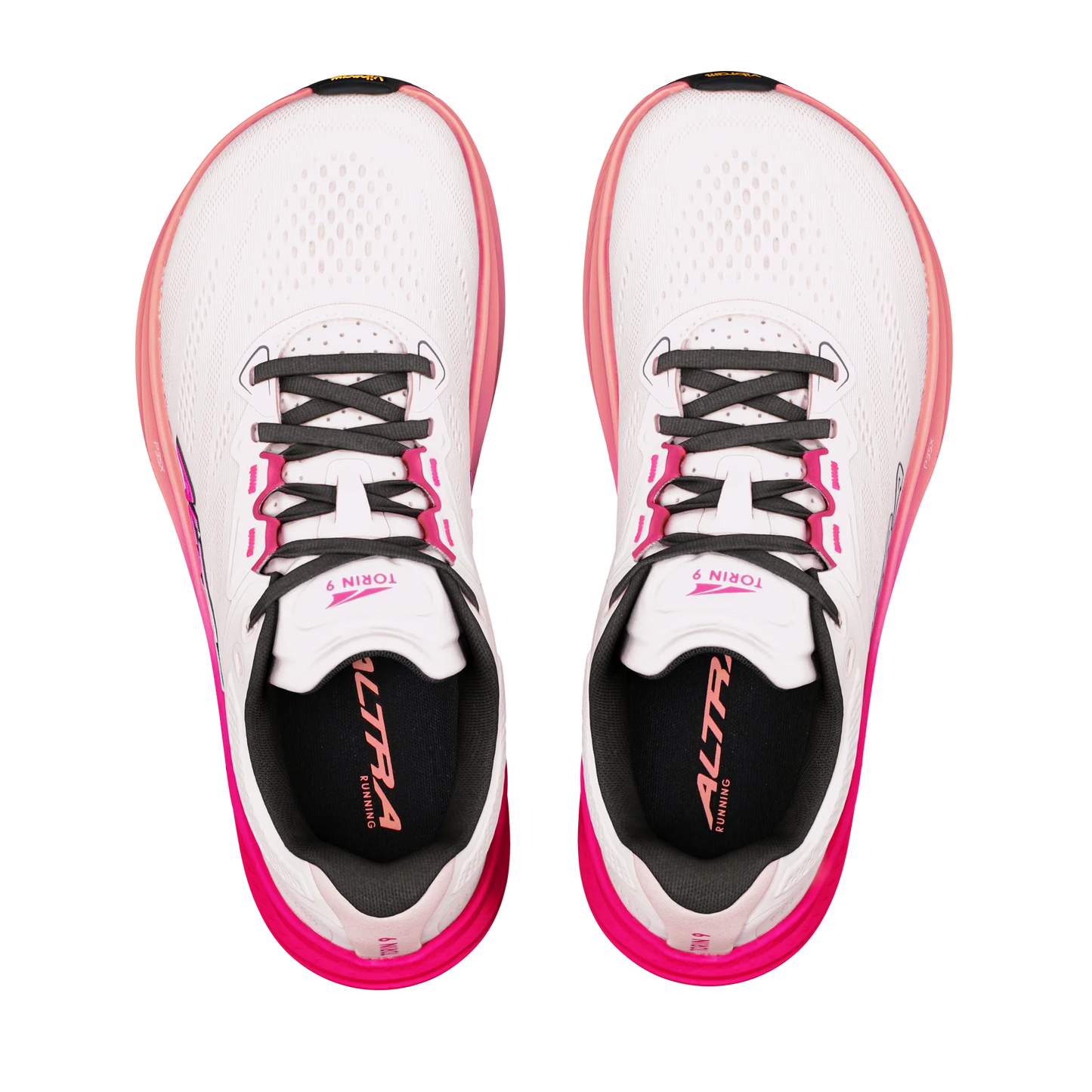 Altra Women's Torin 9 Sneaker in Coconut Cream/Pink Glow