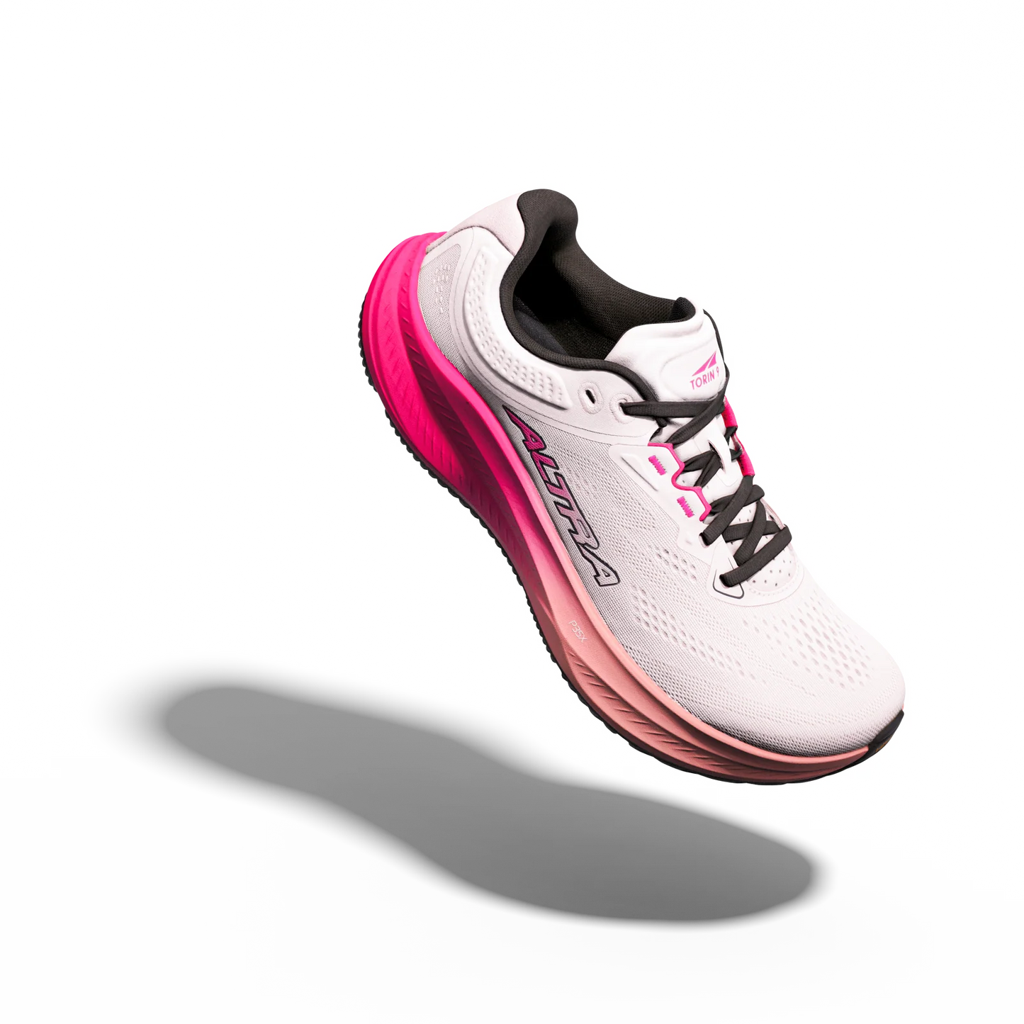 Altra Women's Torin 9 Sneaker in Coconut Cream/Pink Glow