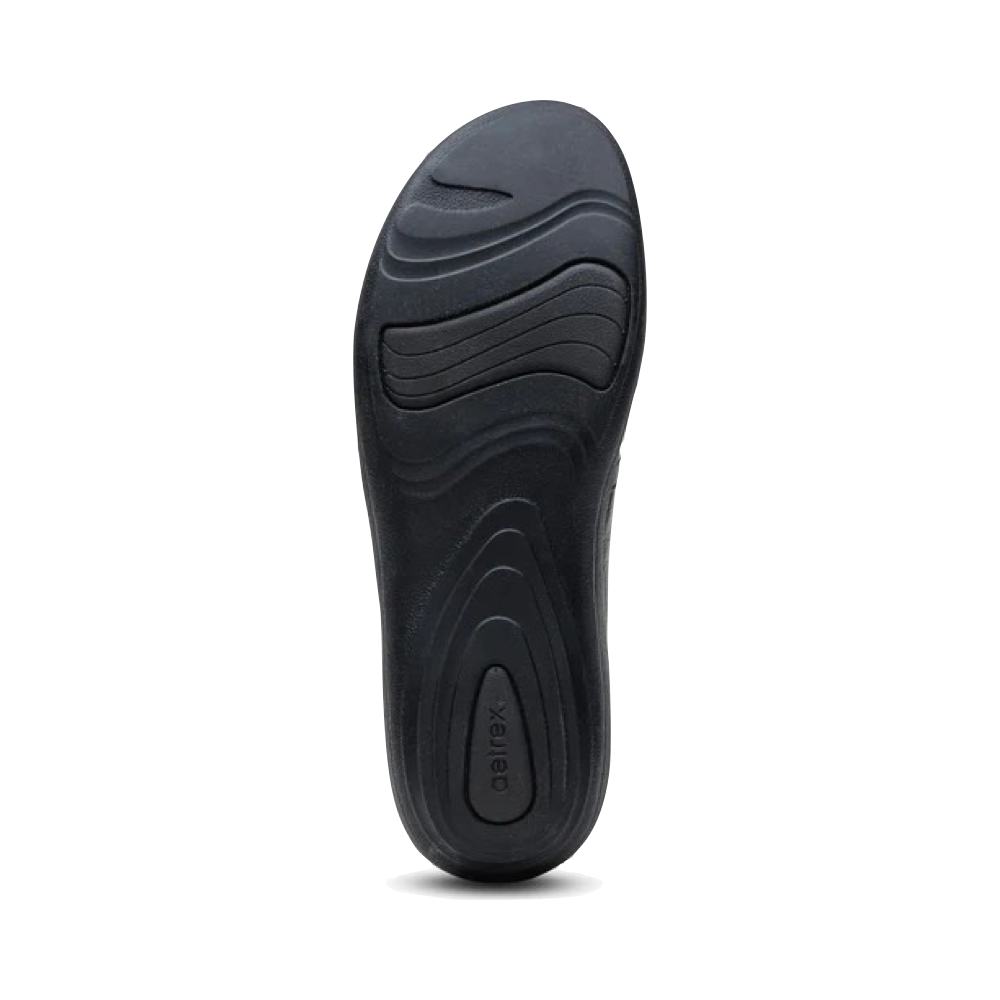 Bottom view of Aetrex Helena Slip On for women.