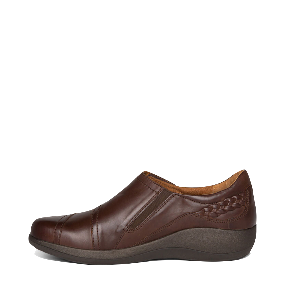Side (left) view of Aetrex Karina Slip On for women.
