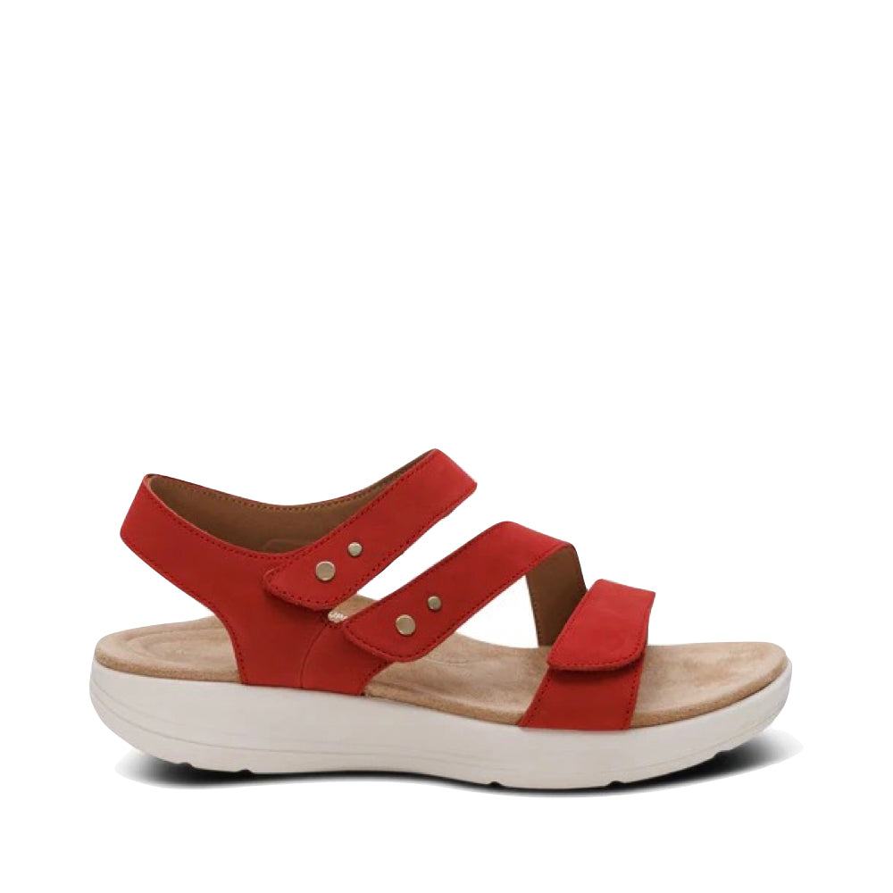 Side (right) view of Aetrex Savannah Sandal for women.