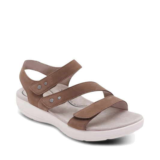 Toe view of Aetrex Savannah Sandal for women.