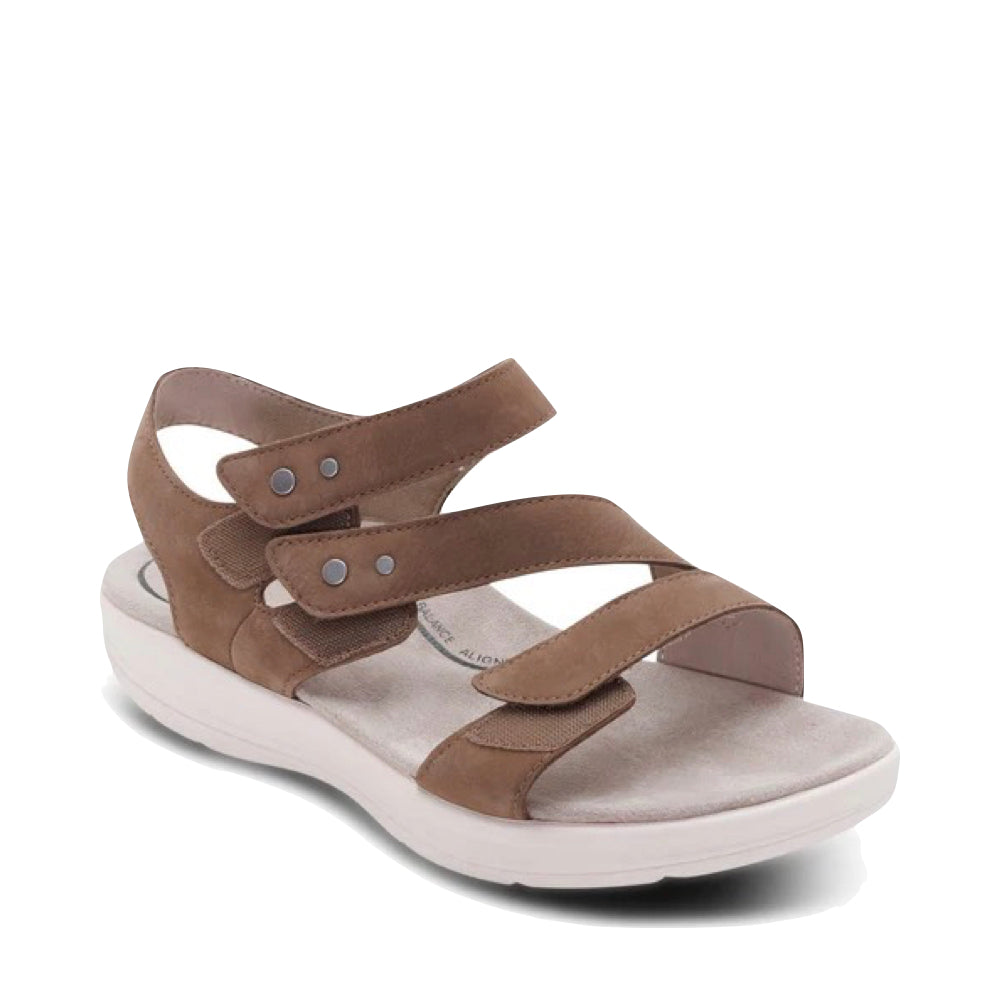 Toe view of Aetrex Savannah Sandal for women.