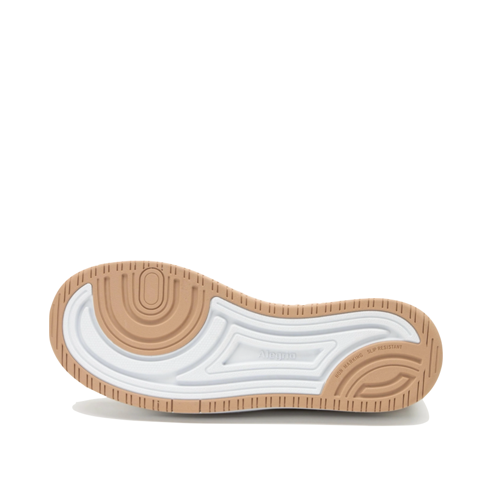 Bottom view of Alegria Alyster Platform Sneaker for women.