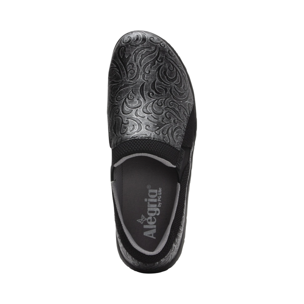 Alegria Women's Duette Slip Resistant Slip On in Iron