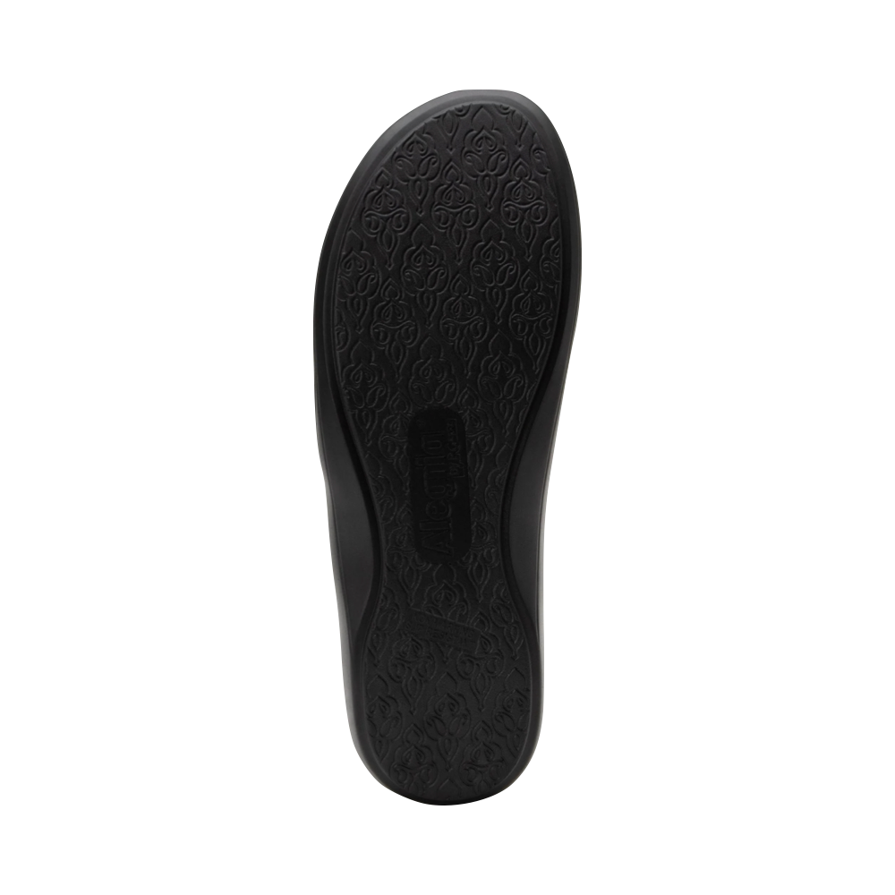 Alegria Women's Savvie Slip Resistant Slip On Shoe (Cinder Grey)