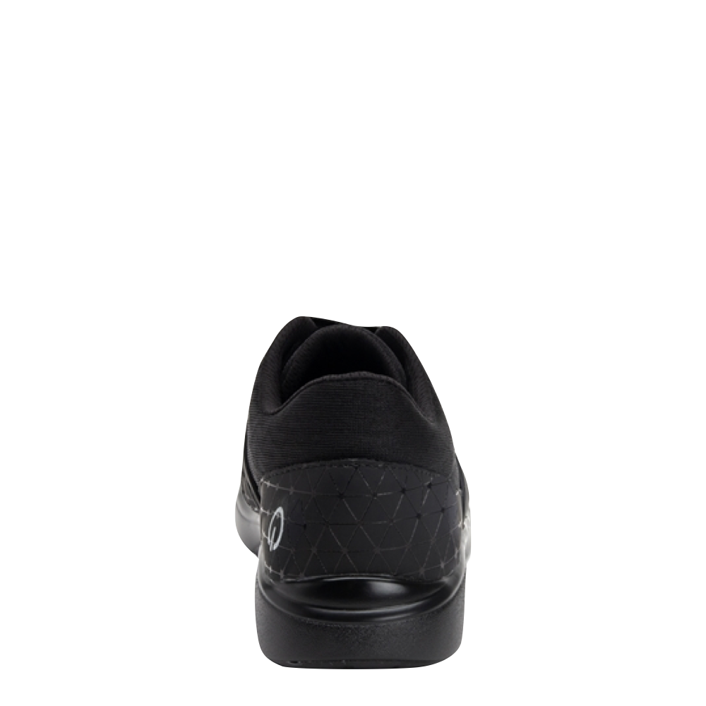 Alegria Women's TRAQ Qarma Lace Slip Resistant Sneaker (Black)