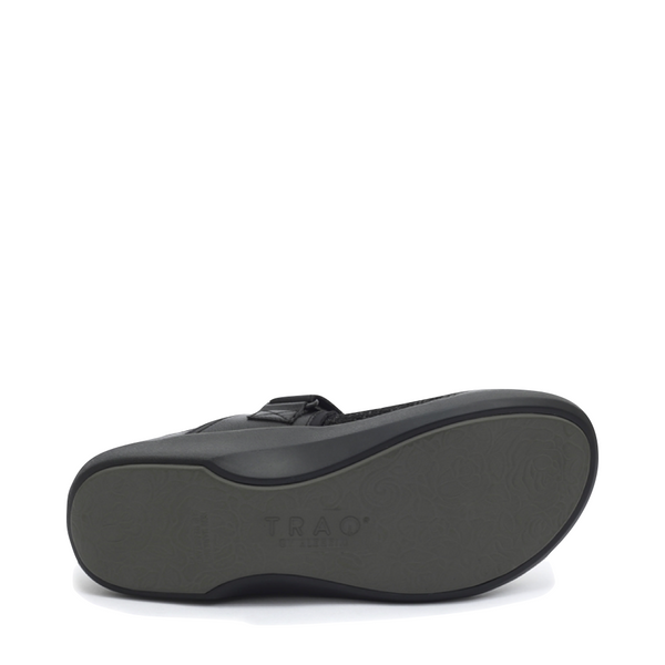 Alegria Women's TRAQ Qutie Slip Resistant Mary Jane in Black Multi