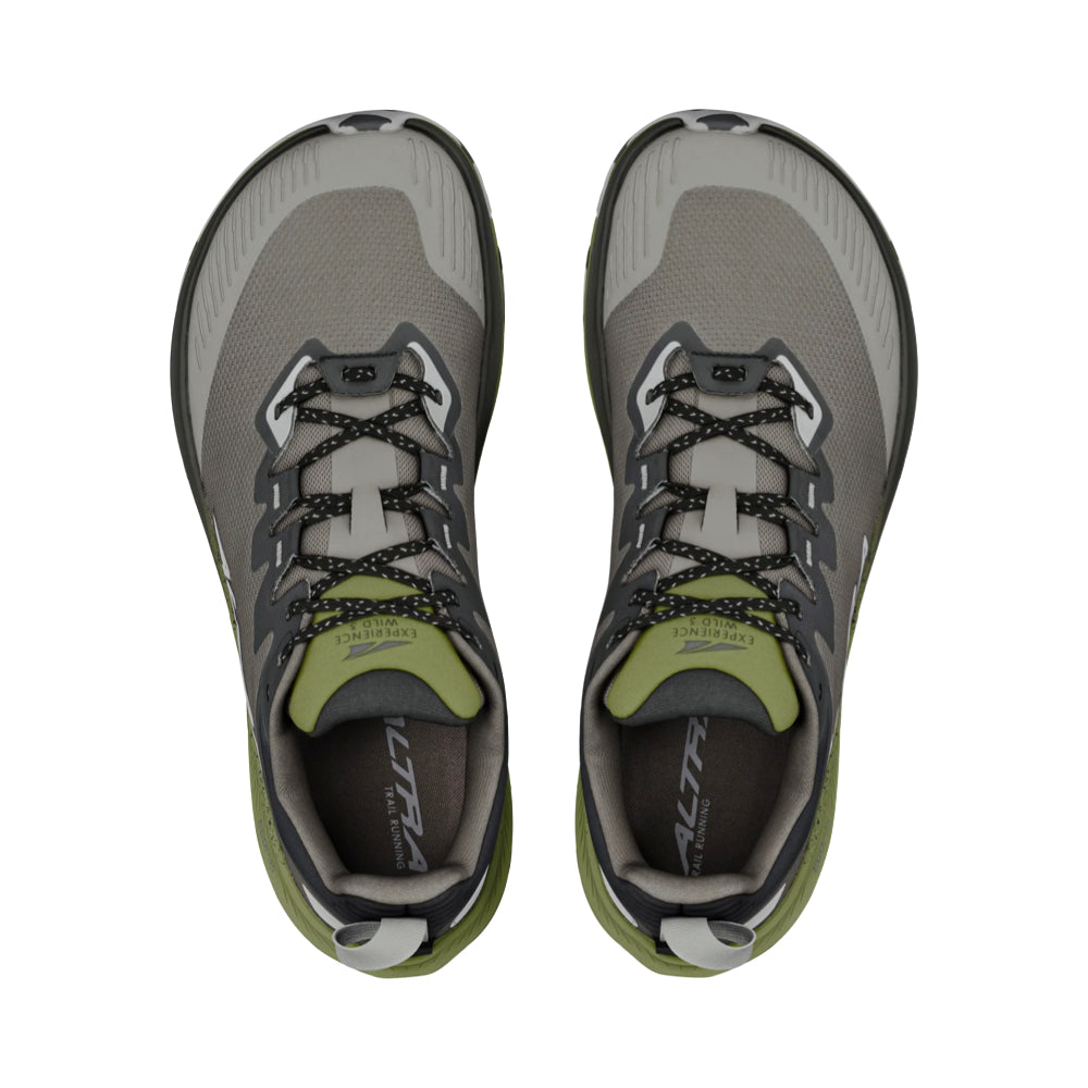 Top-down view of Altra Experience Wild 3 Sneaker for men.