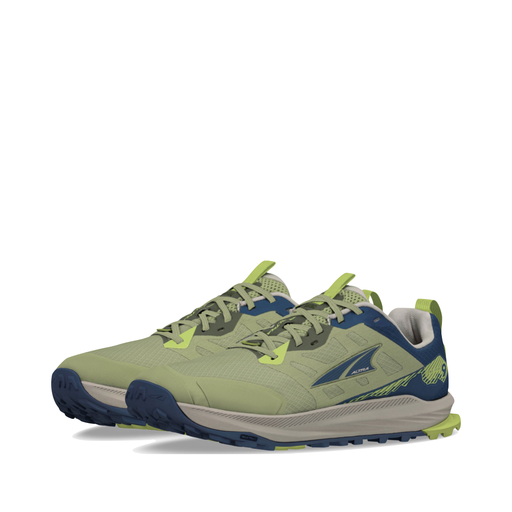 Mudguard and Toe view of Altra Lone Peak 9 Sneaker for men.