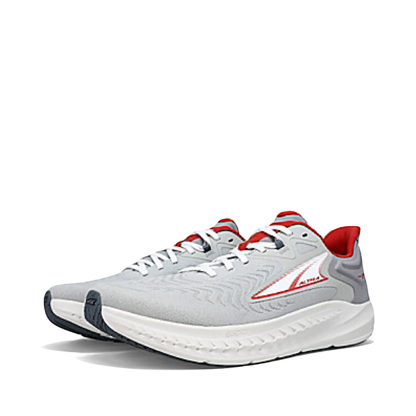Altra Men's Torin 7 Running Sneaker in Gray/Red