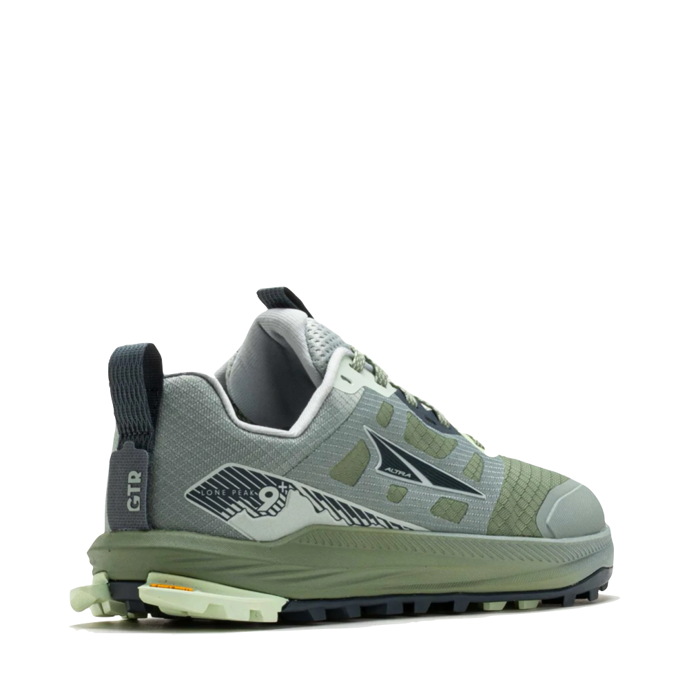 Heel view of Altra Lone Peak 9 Sneaker for women.