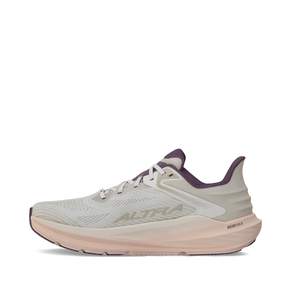 Side (left) view of Altra Torin 8 Sneaker for women.