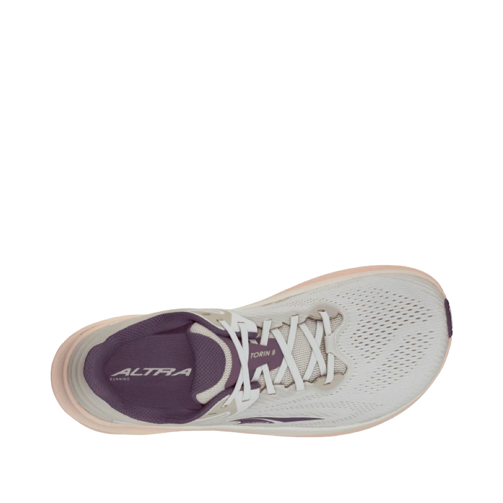 Top-down view of Altra Torin 8 Sneaker for women.