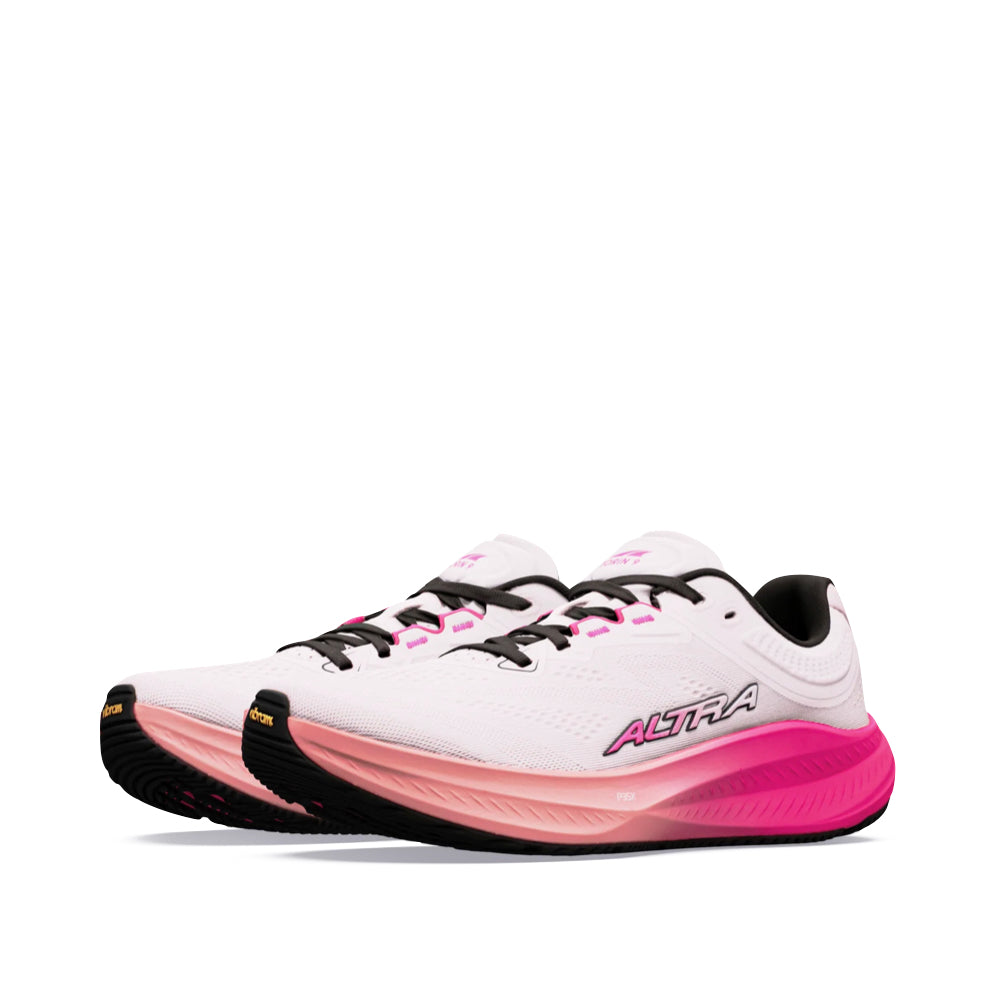 Mudguard and Toe view of Altra Turin 9 Sneaker for women.