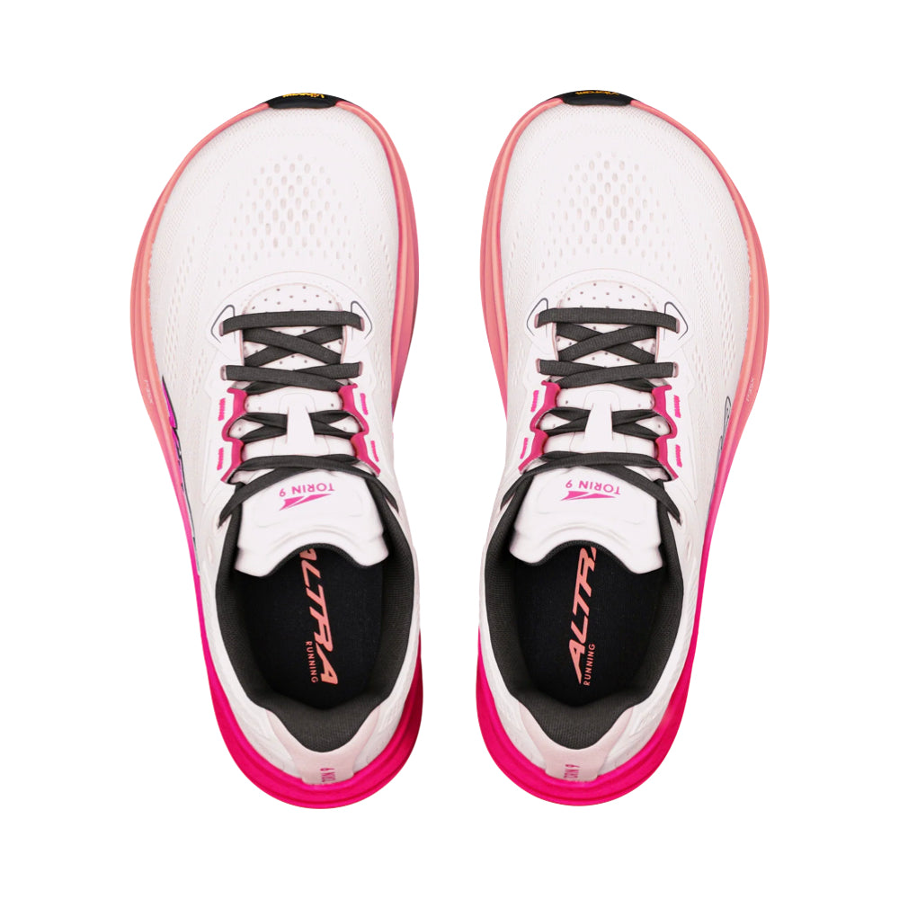 Top-down view of Altra Turin 9 Sneaker for women.