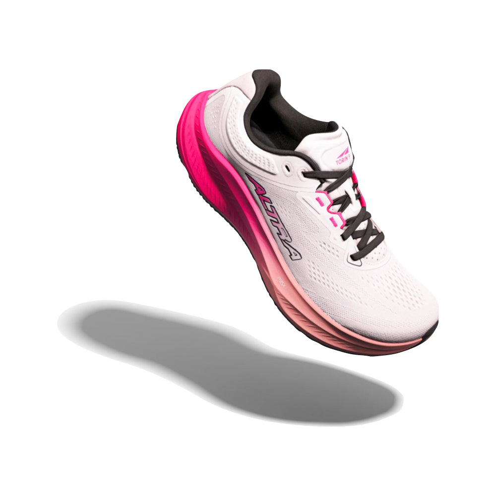 Side (right) view of Altra Turin 9 Sneaker for women.