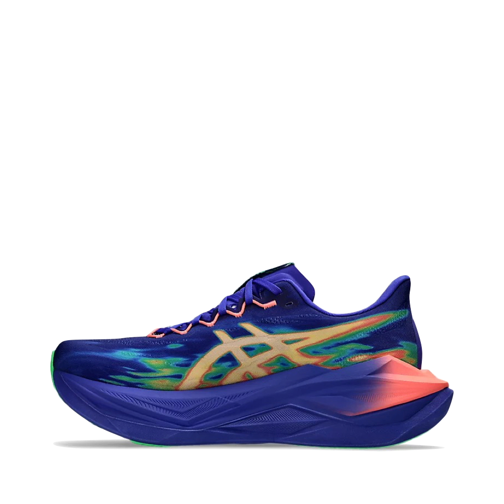 Side (left) view of Asics Superblast 3 Sneaker for unisex.