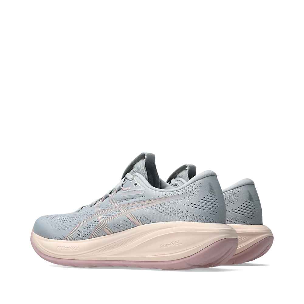 Heel view of Asics Gel Cumulus Sneaker for women.