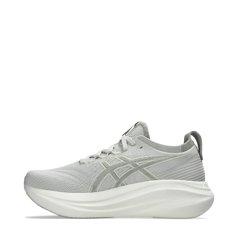 Side (left) view of Asics Gel Nimbus 27 Sneaker for women.