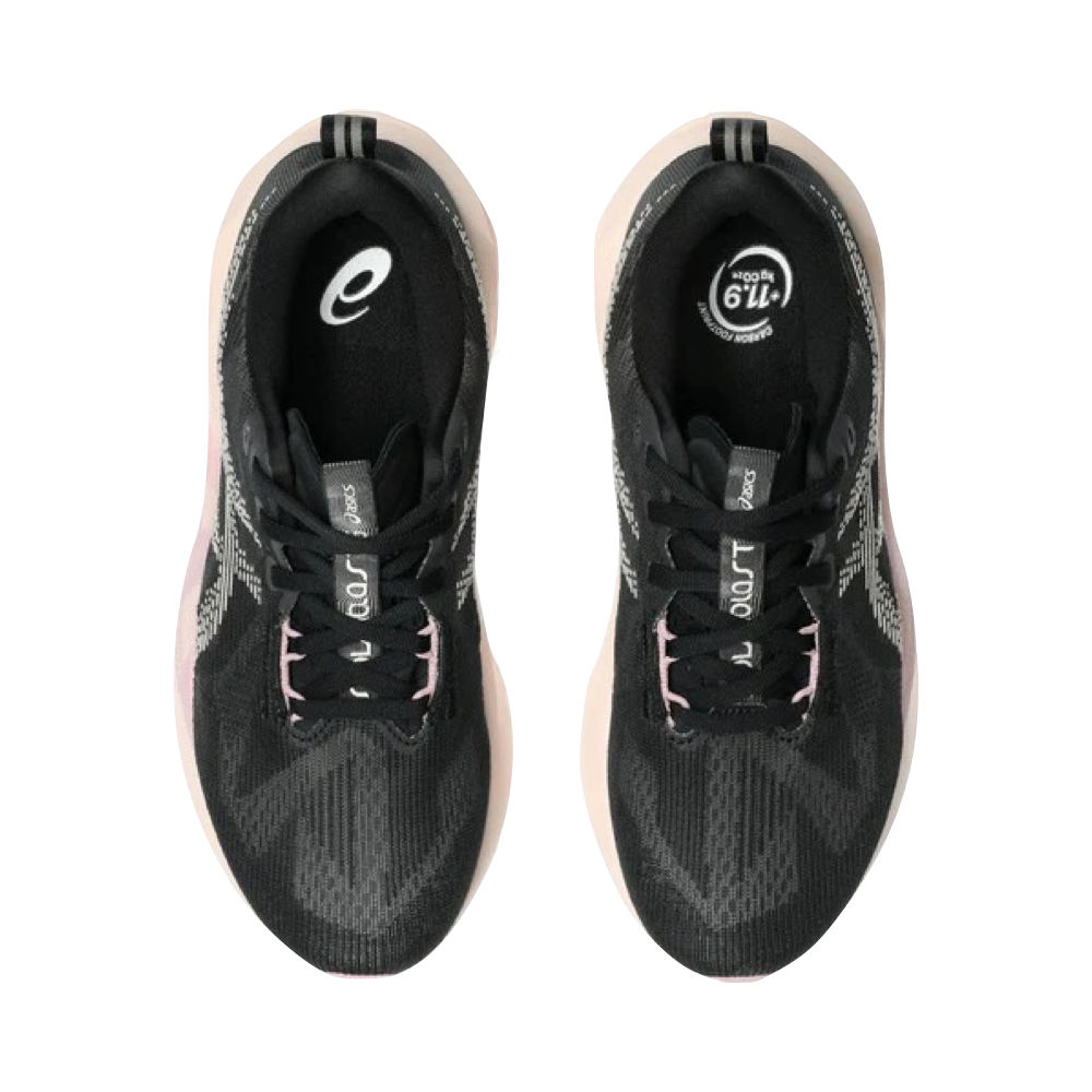 Top-down view of Asics Novablast 5 Sneaker for women.