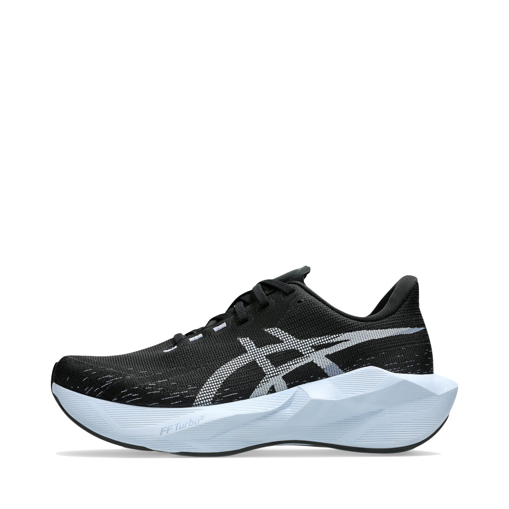 Side (left) view of Asics Novablast 6 Sneaker for women.
