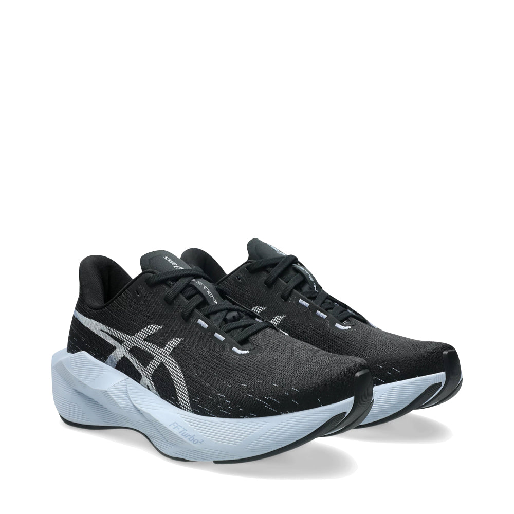 Mudguard and Toe view of Asics Novablast 6 Sneaker for women.