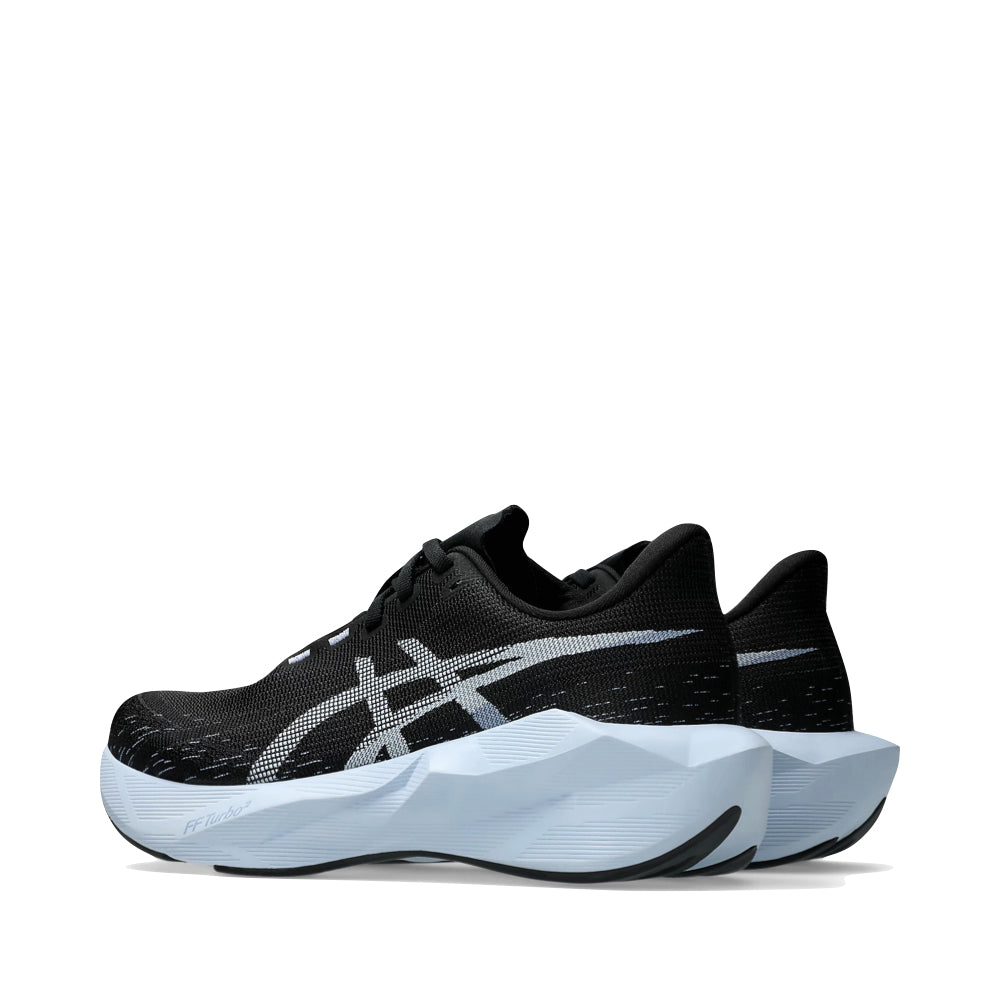 Heel view of Asics Novablast 6 Sneaker for women.