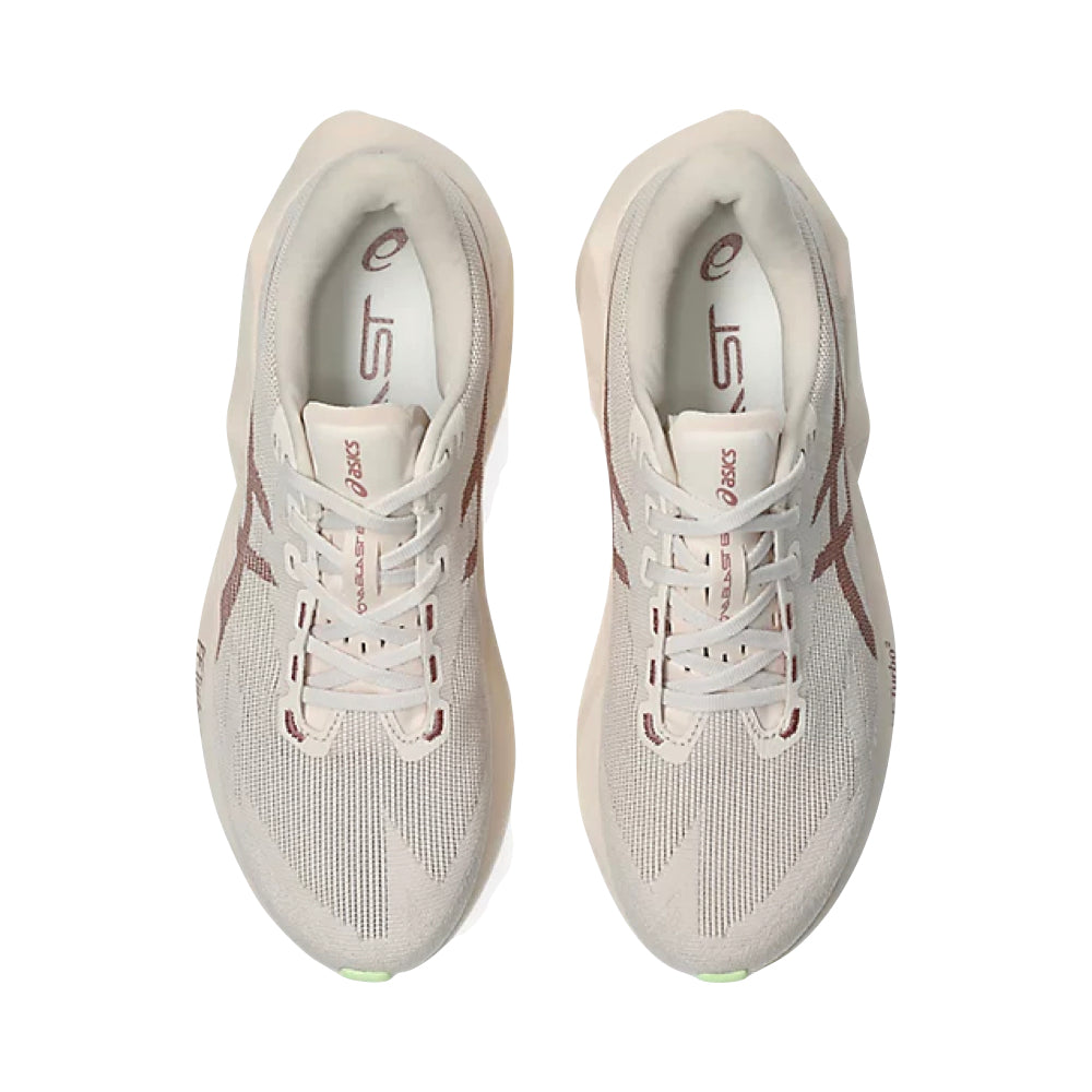 Top-down view of Asics Novablast 6 Sneaker for women.