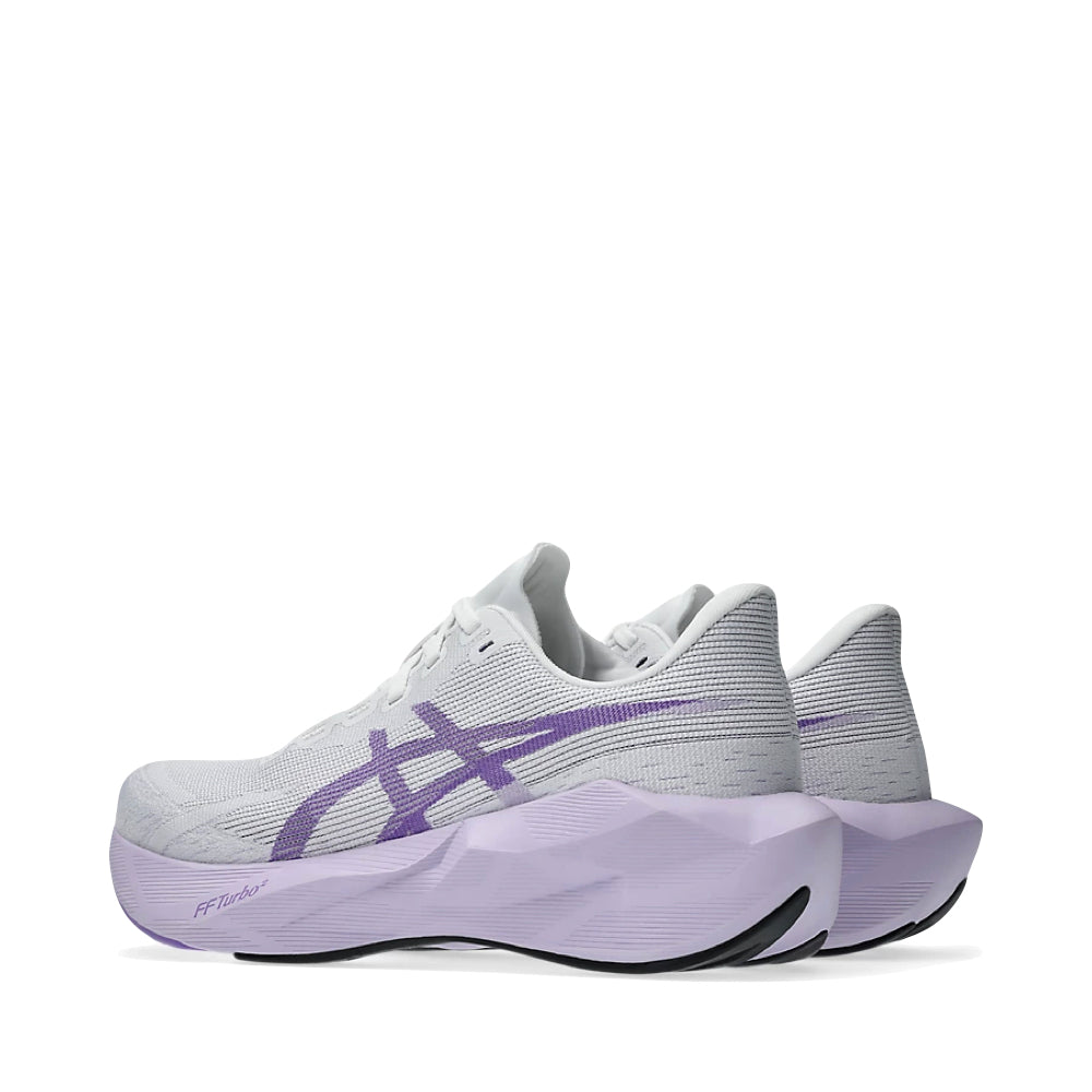 Heel view of Asics Novablast 6 Sneaker for women.