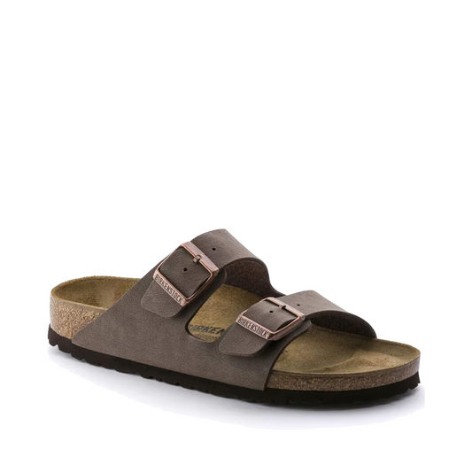 Birkenstock Arizona Birkibuc Sandal in Mocha