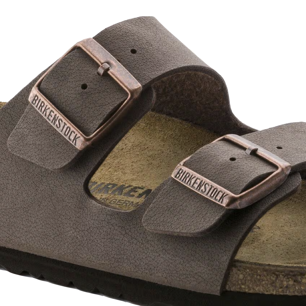 Birkenstock Arizona Birkibuc Sandal in Mocha