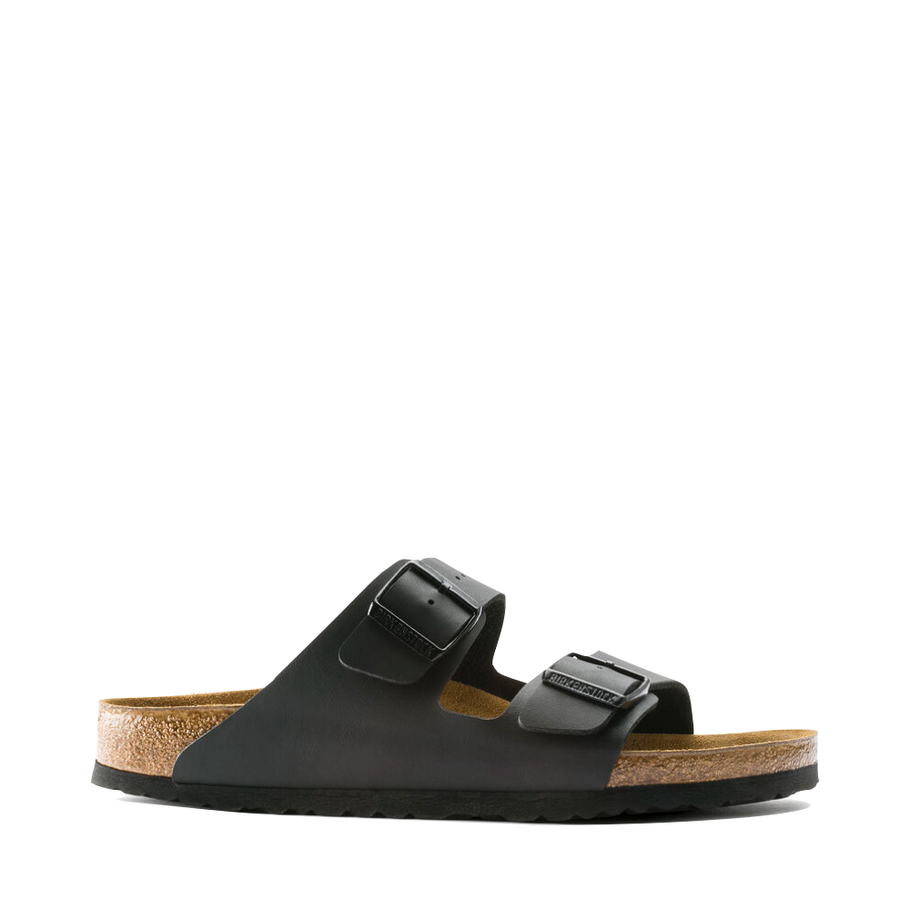 Side (right) view of Birkenstock Arizona Birko-Flor Sandal for unisex.
