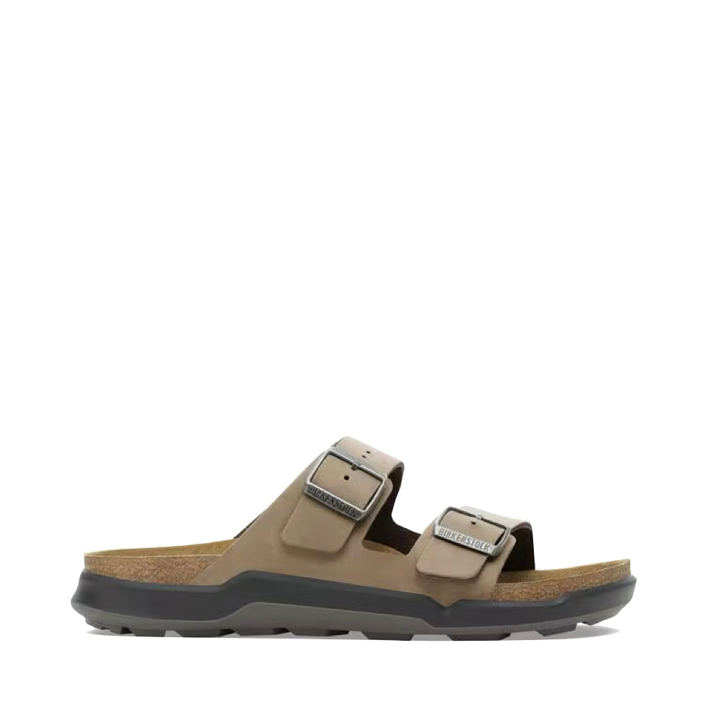 Birkenstock Men's Arizona Crosstown Oiled Leather Sandal in Tobacco