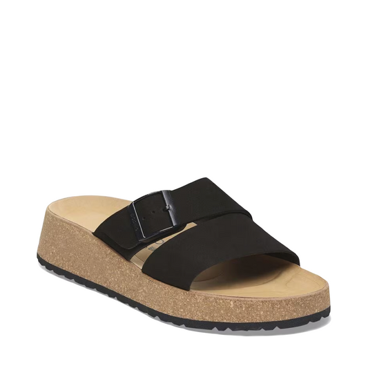 Toe view of Birkenstock Almina Slide Sandal for women.