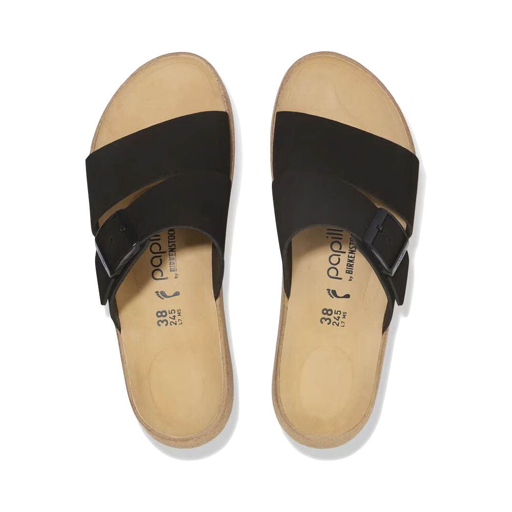 Top-down view of Birkenstock Almina Slide Sandal for women.